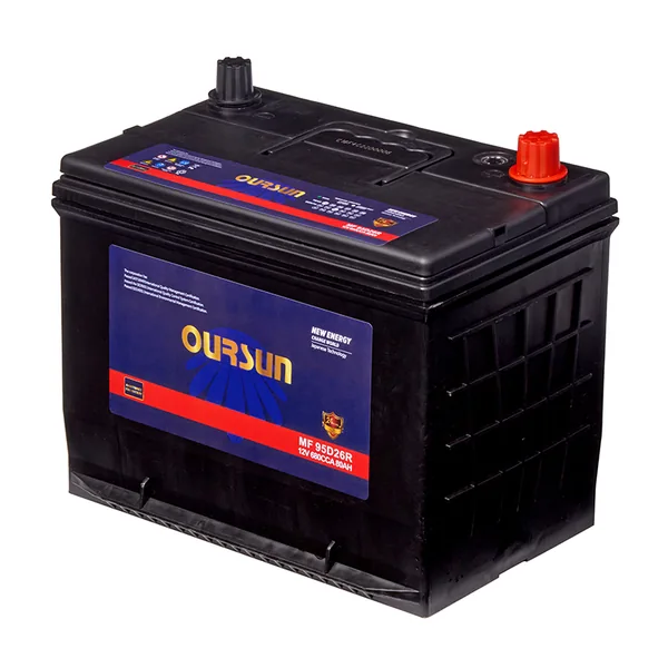 Аккумулятор OURSUN 80 Ач 680 А (JIS), прямая полярность, D26