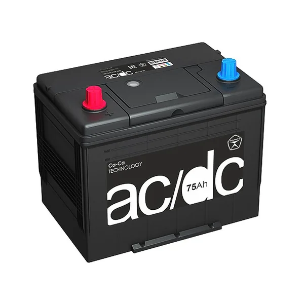 Аккумулятор AC/DC Asia 75Ah прямой EN660 85D26R