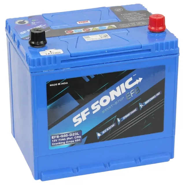 Аккумулятор SF SONIC 70 Ач 650 А (EN), обратная полярность, D23