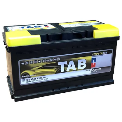 Аккумулятор TAB 90 Ач 850 А (EN), обратная полярность, LN5